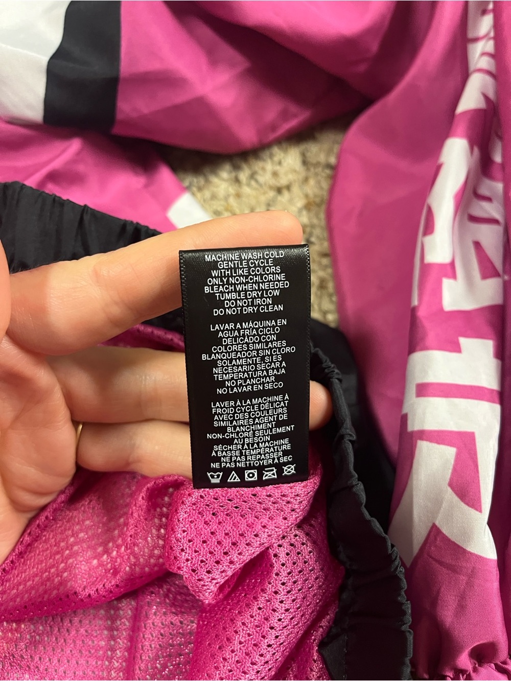 Members Only Pink Mesh Lined Jacket with The Powerpuff Girls Label - Picture 4 of 9